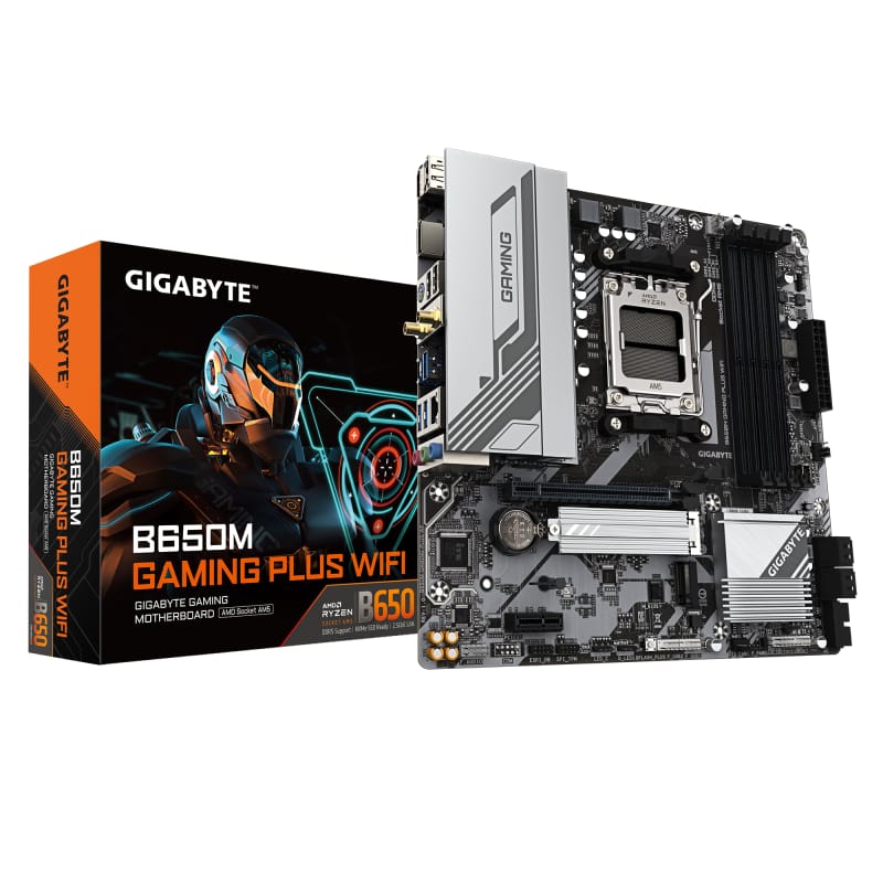 Placă de bază GIGABYTE B650M GAMING PLUS WIFI AM5 mATX