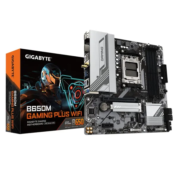 Placă de bază GIGABYTE B650M GAMING PLUS WIFI AM5 mATX