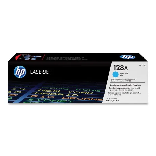 Toner HP CE321A Cyan Original Color LaserJet - imagine 2