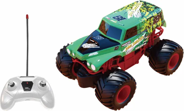 Mașinuță cu Telecomandă CEVODLE Big Foot 1/24 19 cm Verde