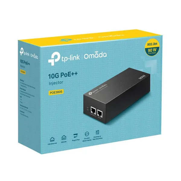 Injector PoE TP-LINK POE380S 10G 90W - imagine 2