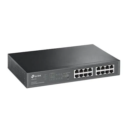 Switch TP-LINK TL-SG1016PE 16 Porturi Gigabit PoE+ - imagine 3