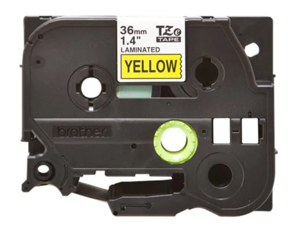 Bandă etichetare BROTHER TZE661 Black on Yellow 36mm