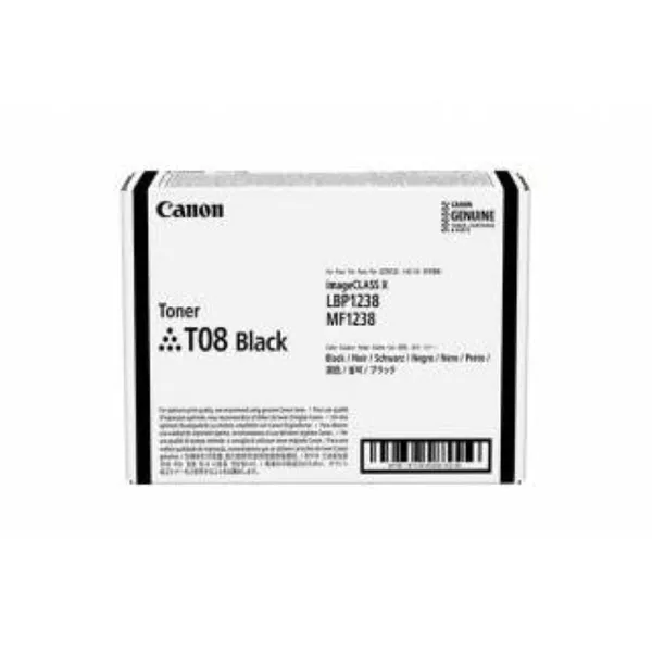 Toner Original CANON CRG-T08 Black 11K pagini 3010C006AA - imagine 3