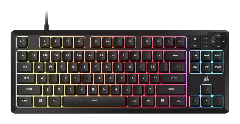 Tastatură Gaming CORSAIR K55 CORE TKL Negru