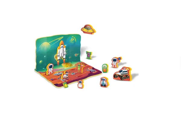 Puzzle PUEDO TOYS Spațiu Cosmic 25 Piese Spumă EVA - imagine 9