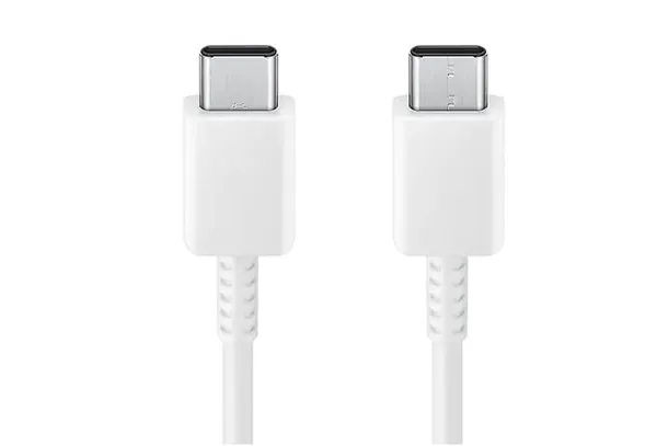 Cablu Date SAMSUNG USB-C la USB-C 5A 2m Alb EP-DX510JWEGEU - imagine 2