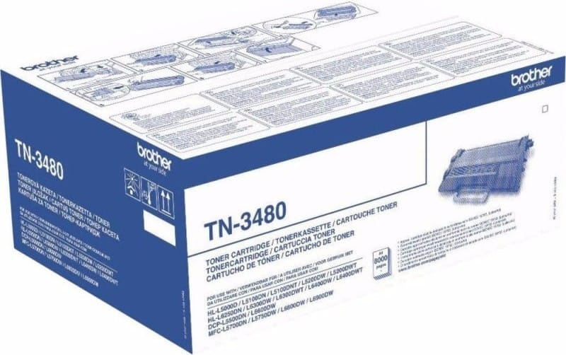 Toner Original BROTHER TN3480 Negru 8000 pagini