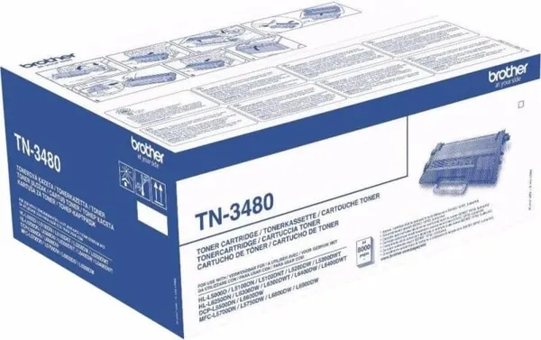 Toner Original BROTHER TN3480 Negru 8000 pagini