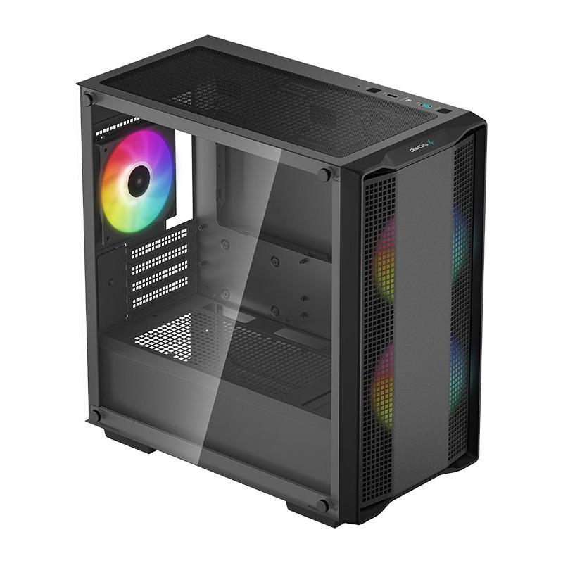 Carcasă PC DEEPCOOL CC360 Mid Tower ARGB Negru - imagine 3
