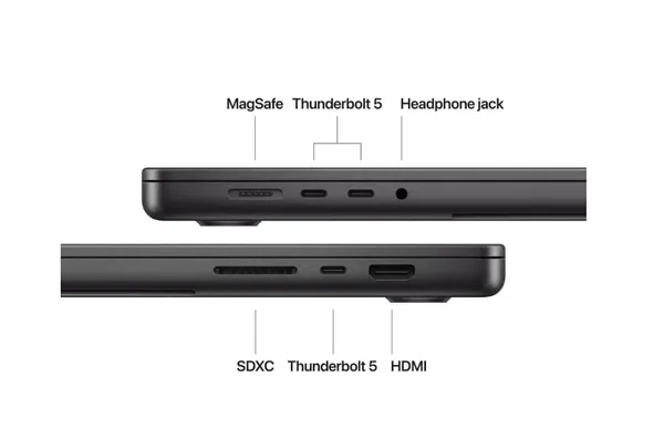 Laptop APPLE MacBook Pro 16.2 M4 Pro 48GB 1TB Space Black - imagine 4