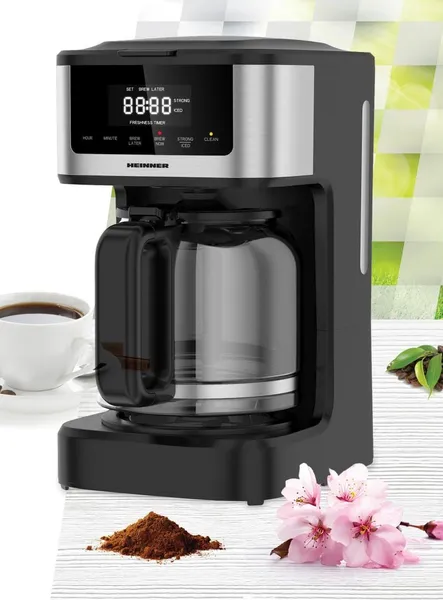 Cafetieră Digitală HEINNER HCM-DD900BKSS 900W 1.8L - imagine 3