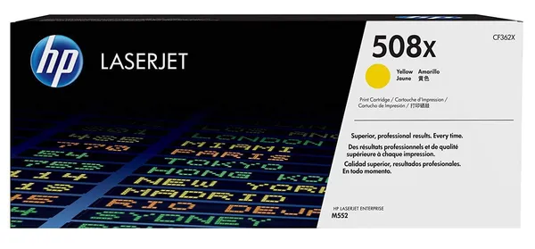 Toner HP CF362X 508X Yellow Original 9.500 Pagini - imagine 2