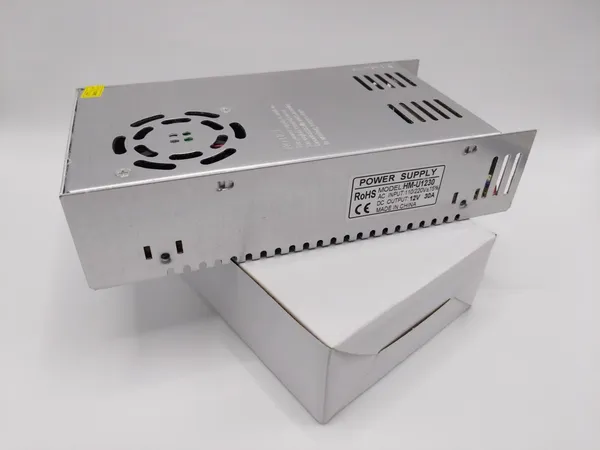 Sursă Alimentare 360W 12V Carcasă Metal Cu Ventilator HM-U1230
