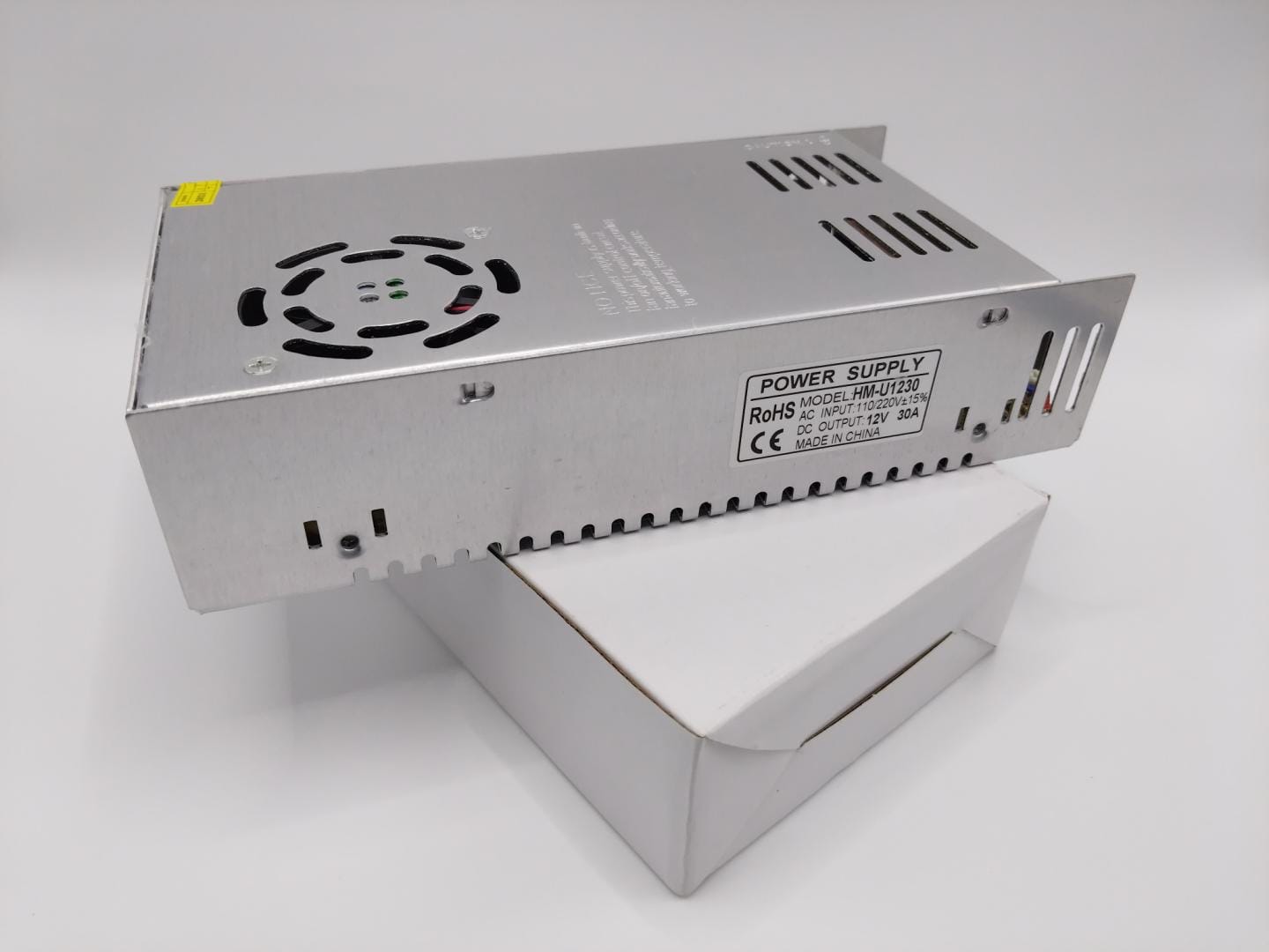 Sursă Alimentare 360W 12V Carcasă Metal Cu Ventilator HM-U1230