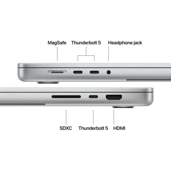 Laptop APPLE MacBook Pro 16.2 M5 Pro 48GB 2TB Silver Tastatură US - imagine 4