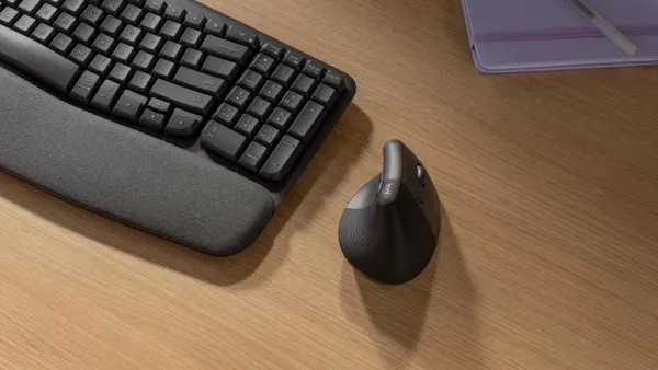Mouse LOGITECH Lift Vertical Ergonomic Negru 4000 DPI - imagine 2