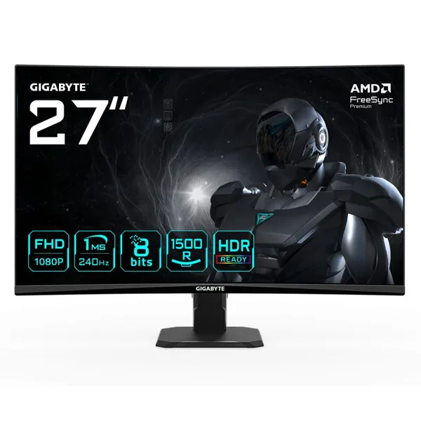 Monitor GIGABYTE GS27FC2 27 inch Full HD 1ms Negru