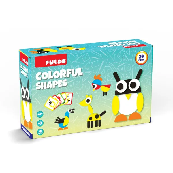 Joc Puzzle PUEDO TOYS Spumă EVA 29 Piese Colorate