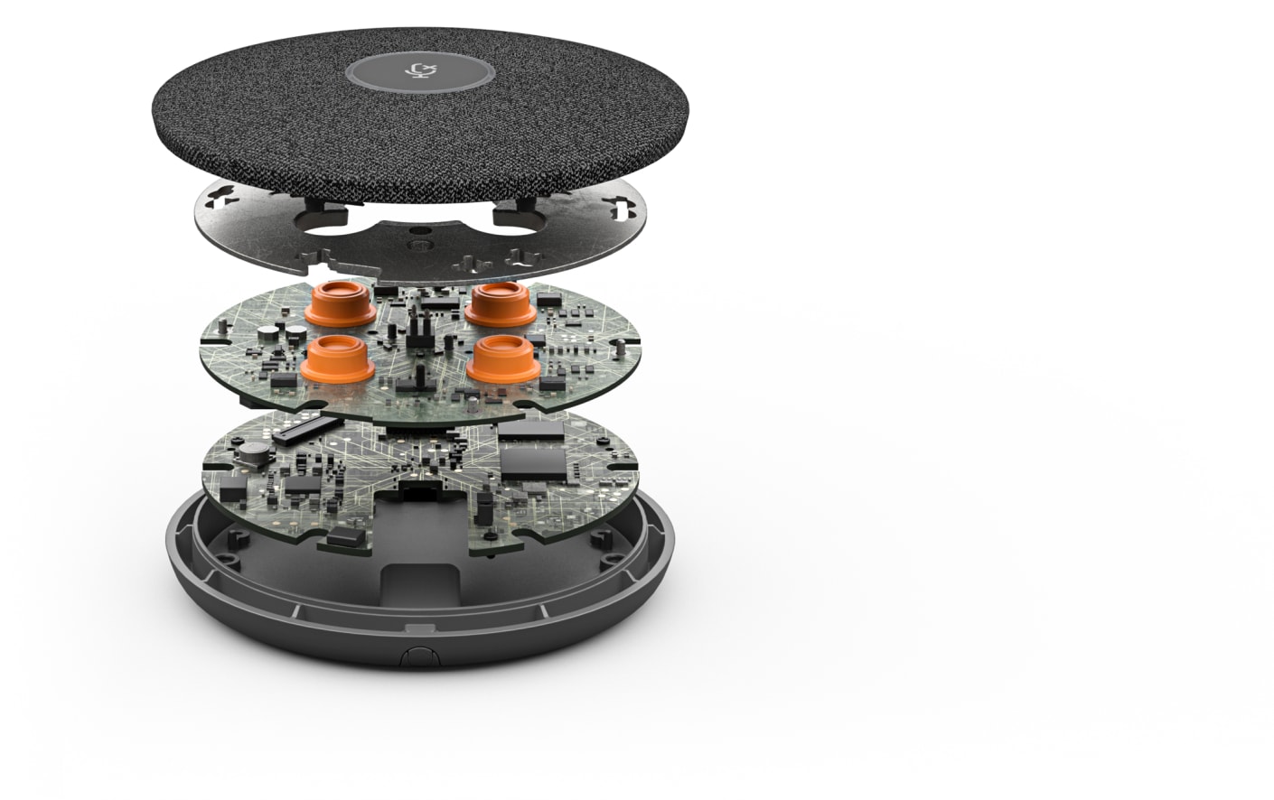 Microfon LOGITECH Rally Mic Pod USB Negru 989-000430 - imagine 5