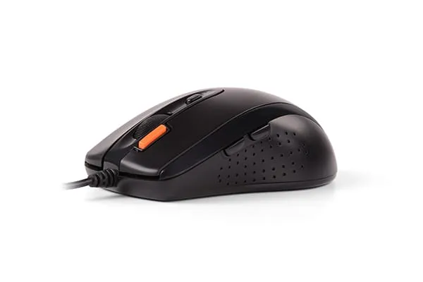 Mouse A4TECH N-70FX-BK cu Fir USB 1600 DPI Negru - imagine 4