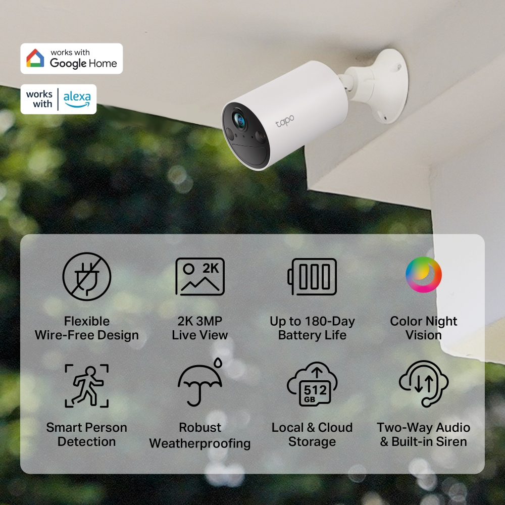 Cameră Supraveghere TP-LINK Tapo C410 WiFi 2K QHD - imagine 4