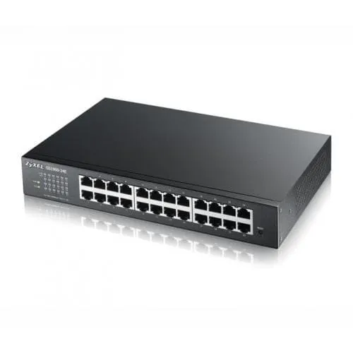 Switch ZYXEL GS1900-24-EU0102F 24 Porturi Gigabit Managed Negru - imagine 3