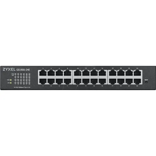 Switch ZYXEL GS1900-24-EU0102F 24 Porturi Gigabit 2 SFP Negru - imagine 2