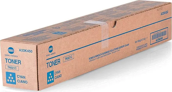 Toner KONICA-MINOLTA TN-321C Cyan 25K - imagine 2