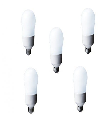 Set 5 Becuri Economic PANASONIC EFA24E282V-5 24W E27 Lumina Caldă