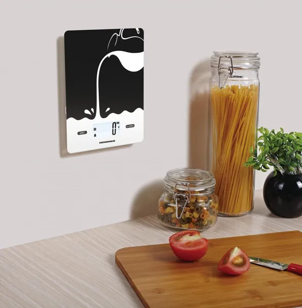 Cântar de bucătărie HEINNER HKS-BK5USB 5kg Negru - imagine 4