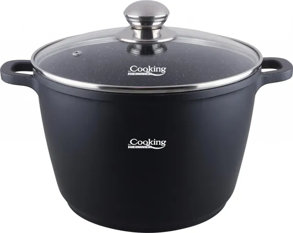 Oală HEINNER Dark Line 10L Aluminiu Turnat 28cm - imagine 3
