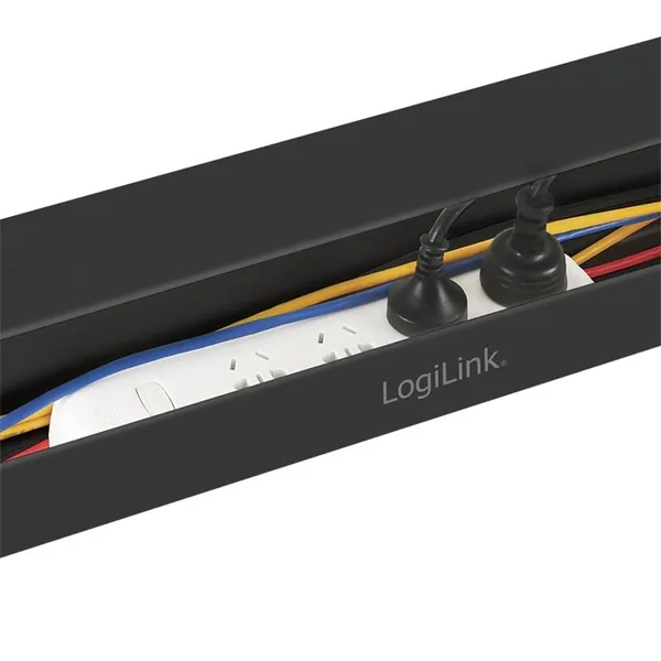 Organizator cabluri LOGILINK KAB0070 Oțel Negru - imagine 4