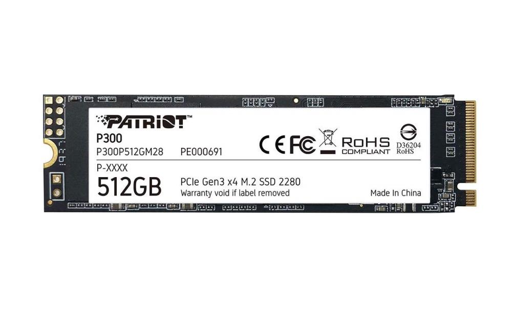 SSD PATRIOT P300 512GB M.2 NVMe P300P512GM28