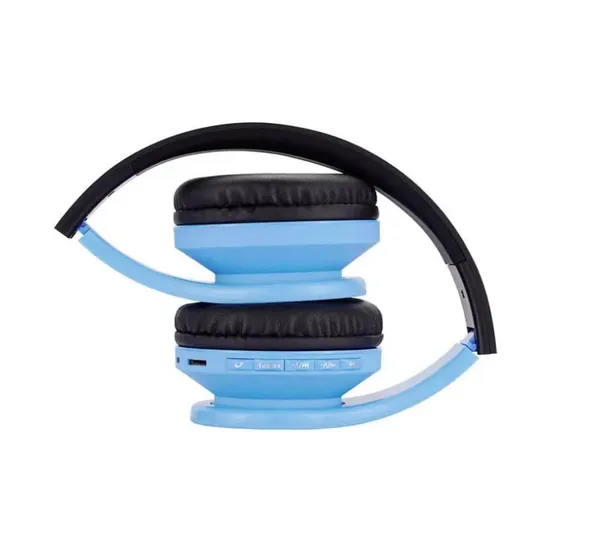 Casti Gaming POWERLOCUS P1Kids Wireless/Wired Albastru - imagine 2