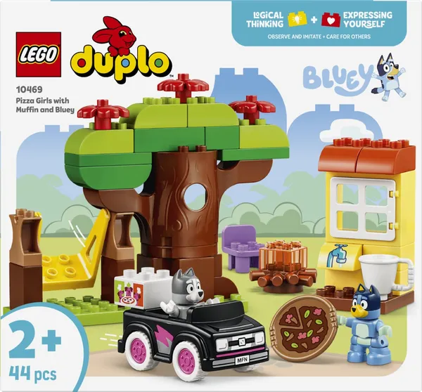 Set Construcție LEGO 10469 Muffin și Blue, Fetele Care Aduc Pizza - imagine 2