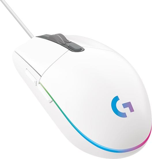 Mouse LOGITECH G102 LIGHTSYNC Gaming 8000 DPI Alb 910-005824