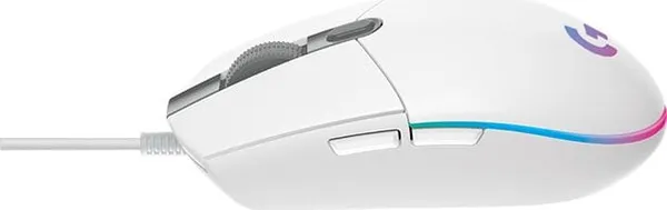 Mouse LOGITECH G102 LIGHTSYNC Gaming 8000 DPI Alb 910-005824 - imagine 2