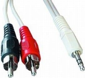 Cablu Audio GEMBIRD CCA-458-2.5M Jack 3.5mm la 2x RCA Negru