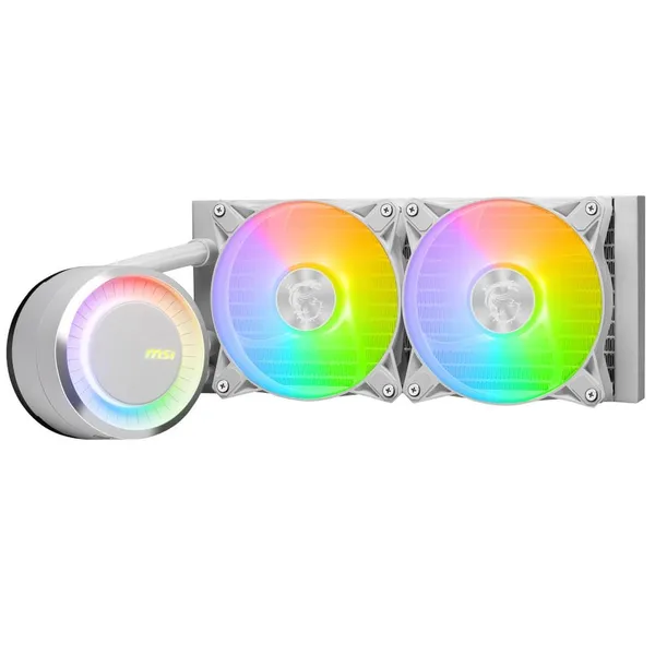 Cooler Procesor MSI MAG CORELIQUID E240 Alb AIO 120mm