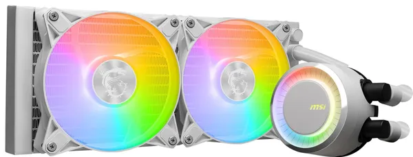 Cooler Procesor MSI MAG CORELIQUID E240 Alb AIO 120mm - imagine 3