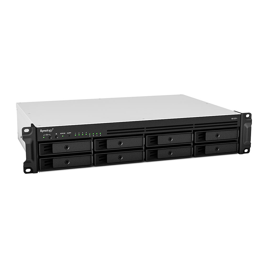 NAS SYNOLOGY RS1221+ 8-Bay AMD Ryzen V1500B 4GB DDR4 - imagine 7