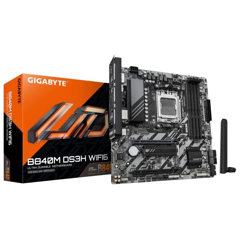 Placă de bază GIGABYTE B840M DS3H WiFi6 AM5 mATX