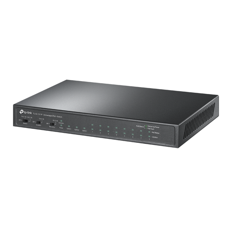 Switch Desktop TP-LINK TL-SL1311P 8-Port PoE+ Gigabit 65W