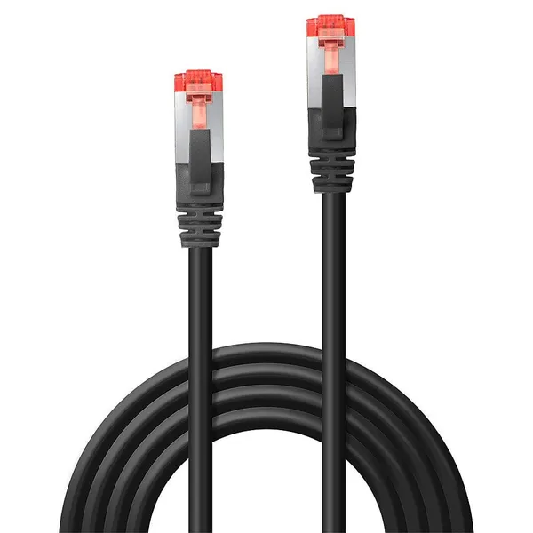 Cablu Rețea LINDY Cat.6 S/FTP 1m 250MHz Negru - imagine 2
