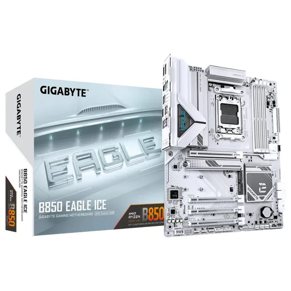 Placă de bază GIGABYTE B850 EAGLE ICE Socket AM5 DDR5 ATX