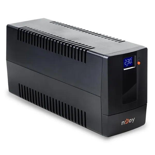 UPS NJOY Horus Plus 600 600VA/360W LCD Tactil Negru - imagine 5