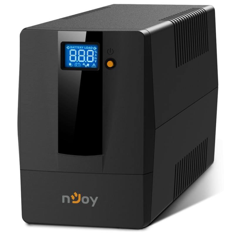 UPS NJOY Horus Plus 600 600VA/360W LCD Tactil Negru - imagine 6