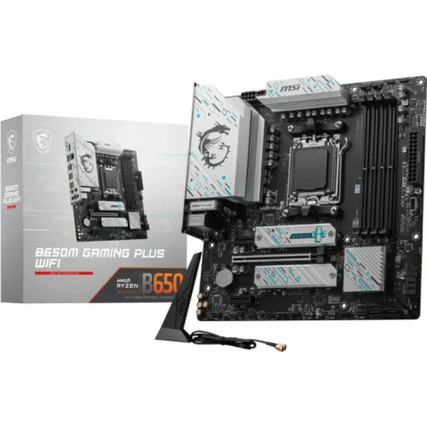 Placă de bază GIGABYTE B650M GAMING PLUS WIFI AM5 mATX - imagine 2