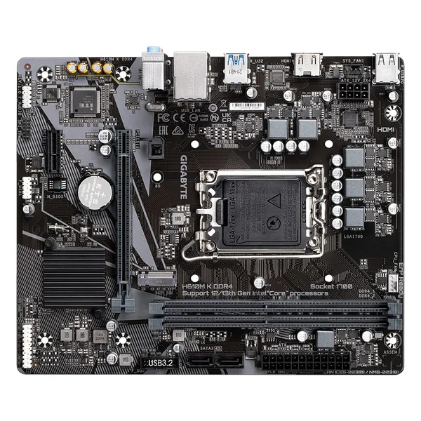Placă de bază GIGABYTE H610M K LGA1700 DDR4 mATX - imagine 4
